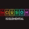 Adult Design By Humans Rainbow Inclusion Elements By CyanidieT-Shirt - 2 of 2