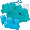 MEGA BLOKS Fisher‑Price Green Town Ocean Time Clean Up Building Blocks Set 70 Pieces 3 Character Figures for Eco‑Friendly Toddler Play - 4 of 4
