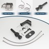 PAGED Bathroom Faucets with Deck Plate, Single Handle Bathroom Sink Faucet with Pop Up Drain and Supply Lines - 4 of 4