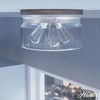 Hunter Fans 13" Devon Park Ceiling Light Brushed Nickel Finish - Stylish Flush Mount for Indoor Spaces, Dimmable, 3 Bulbs - 2 of 3