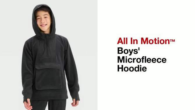 Boys' Microfleece Hoodie - All In Motion™, 2 of 5, play video