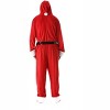 #followme Mens One Piece Christmas Themed Adult Bodysuit Microfleece Hoody Winter Pajamas - 4 of 4