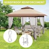 Pop up pavilion,adjustable height,with wheeled handbag,for backyard,garden,terrace - 2 of 4