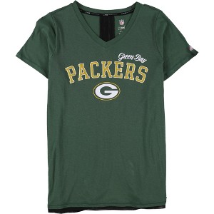 MSX by G-III Womens Packers Glitter Logo Graphic T-Shirt - 1 of 2
