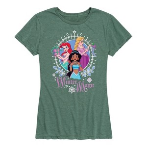 Women's - Disney Princess - Winter Magic Short Sleeve Graphic T-Shirt - 1 of 4