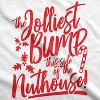 Maternity The Jolliest Bump This Side Of The Nuthouse Pregnancy T Shirt Cute Christmas Tee - Crazy Dog Maternity T Shirt - 2 of 4