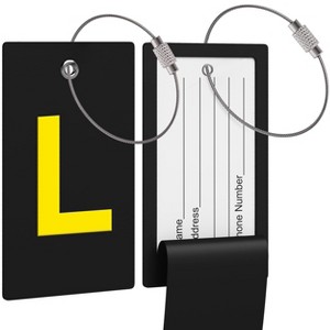 Highwind Luggage Bag Fully Bendable Tag Initial, Yellow - 1 of 3
