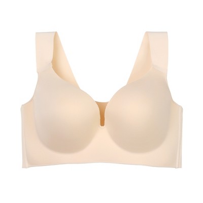 Agnes Orinda Women's Wirefree Push-up U Back Comfort Full Coverage Bras