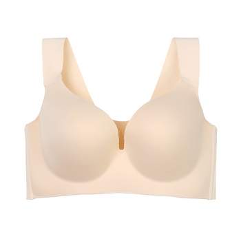 Women Push up Bra Cup Size of Underwear Gathered Lady Bra Thin Women Breast  Pair Plus Medium Bra (Beige, 42) : : Clothing, Shoes & Accessories