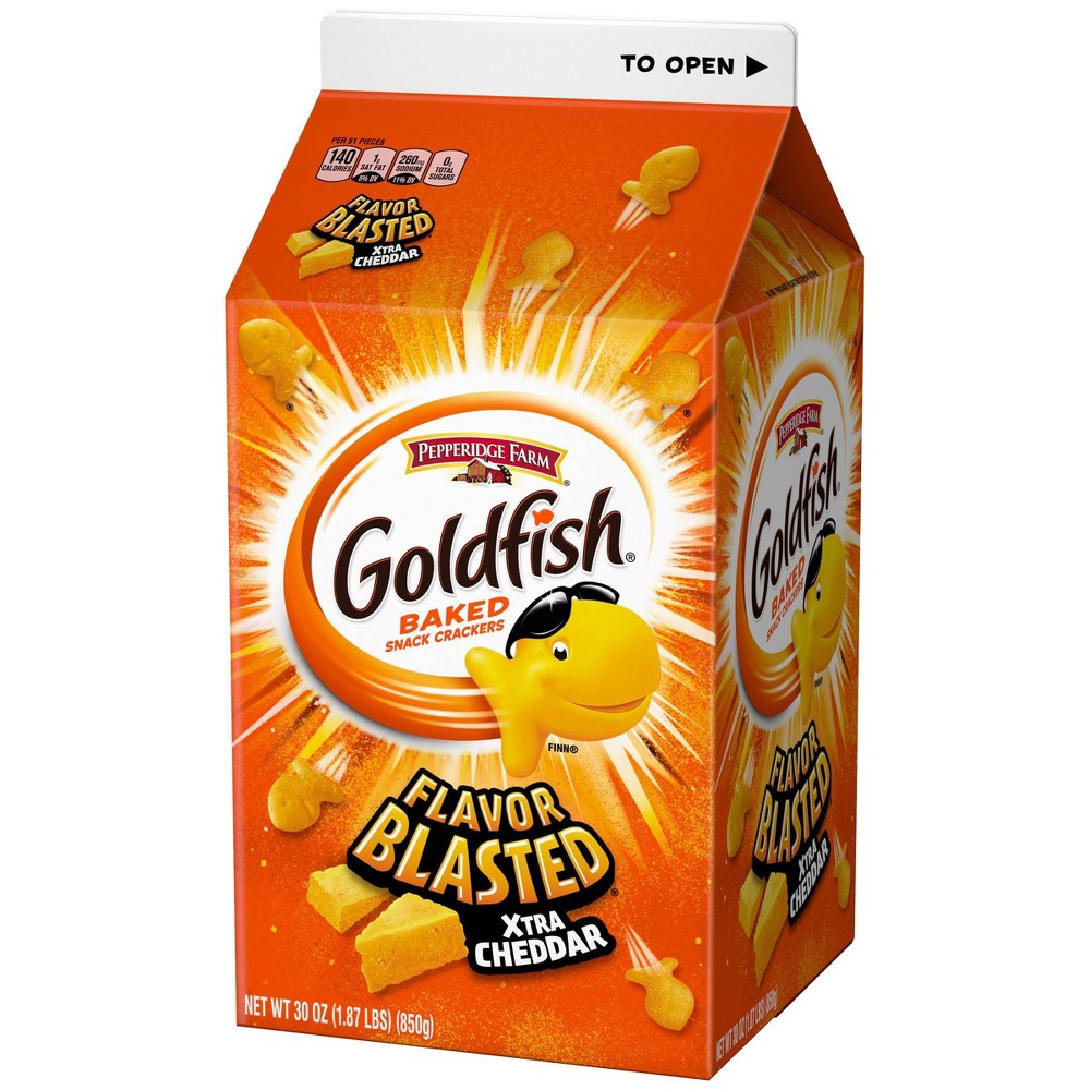 UPC 014100096580 product image for Pepperidge Farms Goldfish Flavor Blasted Xtra Cheddar Crackers - 30oz | upcitemdb.com
