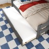 Modern Farmhouse Twin Over Full Bunk Bed With Staircase and Trundle - 4 of 4