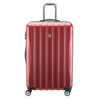 DELSEY Paris Aero Expandable Hardside Large Checked Spinner Upright Suitcase - Red