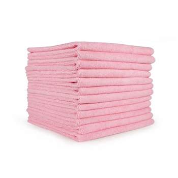 Smart Choice Microfiber Cloths 16x16 35gm Pink (12/Pack)
