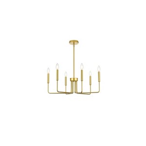 Elegant Lighting Galaxy 3-Light Chrome Flush Mount with Clear Royal Cut Crystal - 1 of 4