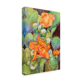 Trademark Fine Art -Joanne Porter 'Desert Blooms' Canvas Art