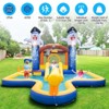 Infans Inflatable Water Slide Park Bounce House Splash Pool Water Cannon without Blower - 4 of 4