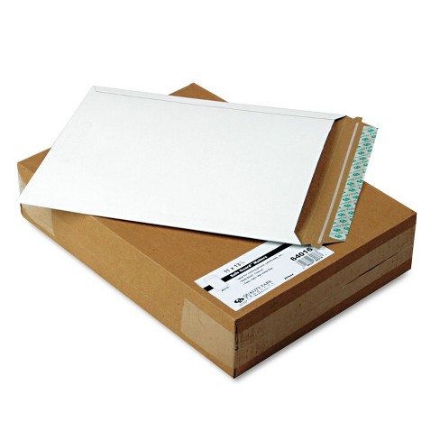 Quality Park Photo/Document Mailer Redi-Strip Side Seam 11 x 13 1/2 White 25/Box 64016 - image 1 of 1