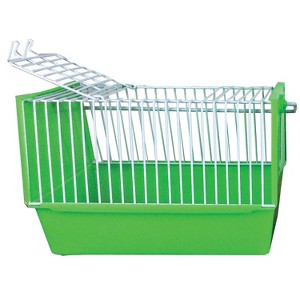 A&E Cage Company Plastic Economy Travel Carrier Turtle, Guinea Pig, Hermit Crab, Bird, Gerbil, Mouse, Chinchilla. Hamster, Ferret and Rat Carrier - 1 of 1