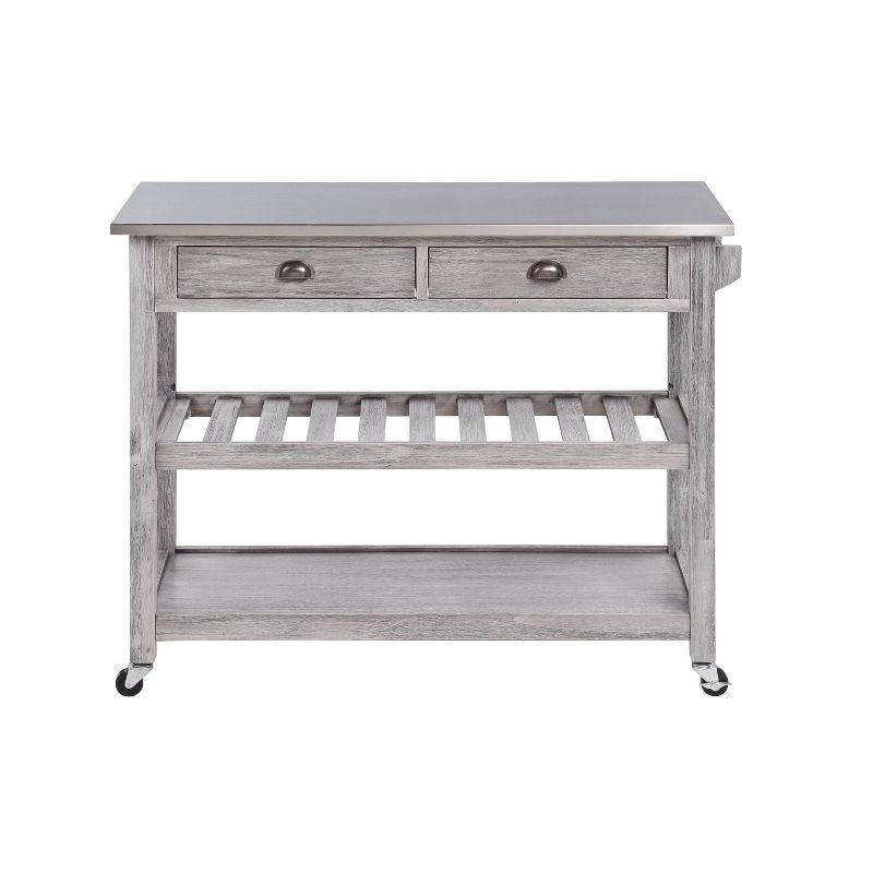 Sonoma Kitchen Cart with Stainless Steel Top  - Boraam, 5 of 12