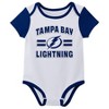 NHL Tampa Bay Lightning Infant Boys' 3pk Bodysuit - 3 of 4