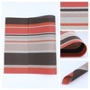 REGALWOVEN PVC Dining Table Indoor Outdoor Washable Placemats 18 x 12 Inch 6 Pcs - 2 of 4
