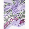 Elerevyo Women's Floral Printed Square Silk Feeling Satin Scarves Head Wrap Bandanas 35.4" X 35.4" - 4 of 4