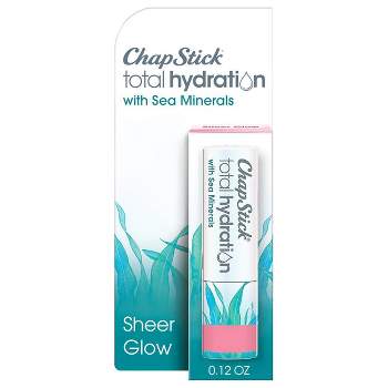Chapstick Total Hydration Sea Minerals Sheer Glow Tinted Lip Balm - 0.12oz