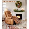 Oversized Power Lift Recliner Chair - Heat and Massage, PU Leather, Electric Lift Chair Designed for The Elderly and People with Mobility impaired - 3 of 4