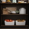Famapy Brown Woodgrain Multifunctional Kitchen Cabinet Kitchen Sideboard with Hanging Shelf Display Shelf - 3 of 4
