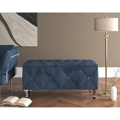 Home Design Bodhi Upholstered Flip top Storage Bench