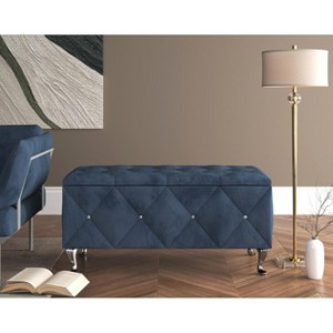 Home Design Bodhi Upholstered Flip top Storage Bench - 1 of 4