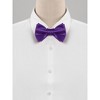 Allegra K Men's Solid Color Self-tied Formal Wedding Party Tuxedo Adjustable Bow Ties - 2 of 4