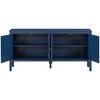 ORRD 63" 4-Door Sideboard with Geometric Design & Vintage Handles - 4 of 4