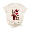 Simply Sage Market Leopard Gnome Love Short Sleeve Tee - XL - Oatmeal - 2 of 4