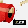 Ridstar 304 Stainless Steel Wall-Mounted Toilet Paper Holder for Bathrooms and Kitchens-Gold - 3 of 4