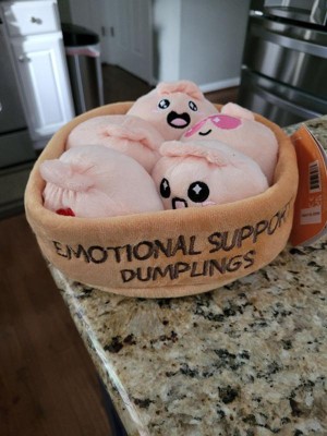  What Do You Meme? Emotional Support Dumplings - Unique Gift for  Valentine's Day, Plush Dumpling Toy Stuffed Animal : Toys & Games