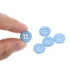 Unique Bargains Resin Craft DIY Round Flat 4-Hole Replacement Sewing Buttons 10 Pcs - 4 of 4