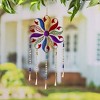 Multi-Colored Flower Metal Bell Chime - 2 of 3