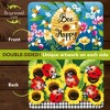 Briarwood Lane Summer Double Sided Placemat (4-pack) 17x11.25 Bee Happy Bugs For Summer Ladybug Placemat - 2 of 4