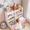 Toy Storage Cabinet, Kids Bookcase with Movable Drawers and Open Shelves, Kids Bookshelf for Playroom Nursery Kindergarten Organization - 3 of 4