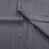 Mens Casual Linen Shirt Button Down Short Sleeve Summer Beach Shirts with Pocket - 4 of 4