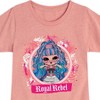 Girls' - LOL Surprise! - Royal Rebel Fitted Short Sleeve Graphic T-Shirt - 2 of 4