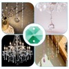 Unique Bargains Hanging Ornament DIY Craft Prisms 2 Holes Octagon Suncatchers 0.55" 100 Pcs - 4 of 4