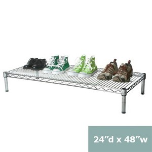 Shelving.com Chrome Wire Shelving with 1 Tier Shelf - - 1 of 4