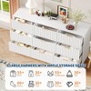 Fluted Dresser for Bedroom, 9 Drawer Dresser, Modern Chest of Drawers, Wooden Dressers Closet Storage Organizer for Living Room Entryway - 4 of 4
