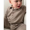 günamüna® Baby Bamboo Rayon with DIAPER-ZiPPER Collared Jumpsuit - 3 of 4