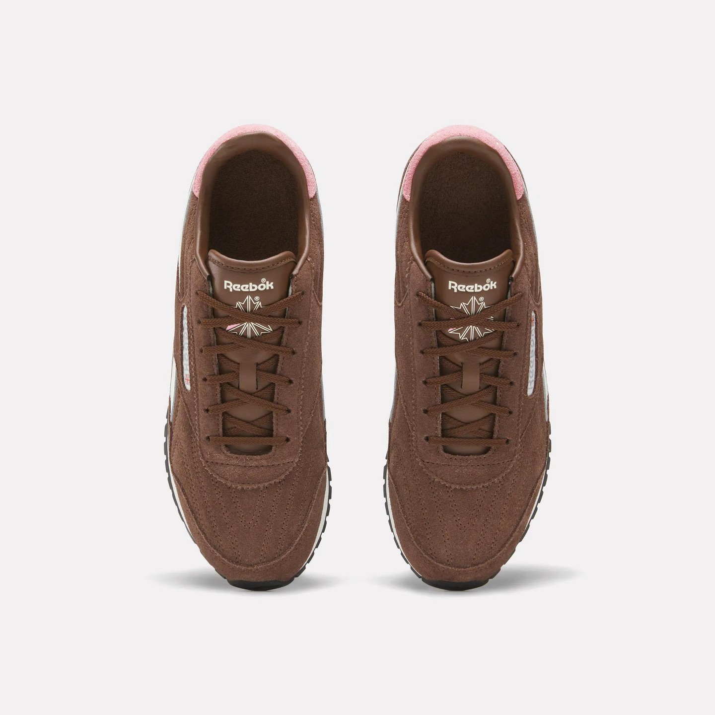 Женские кроссовки Reebok Classic AZ Shoes Size 7.5 Formal Brown/Chalk/Expressive Pink, цвет: Коричневый — фото 2