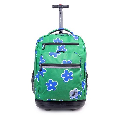JWorld Sundance 20&#34; Laptop Rolling Backpack - Picnic