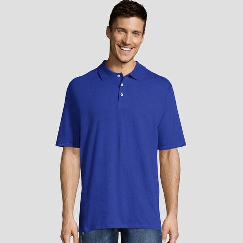 Hanes Men's Cool Dri Pique Polo Short Sleeve Shirt : Target