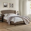Araldo Traditional Standard Bed with Wingback Design |ARTFUL LIVING DESIGN - 2 of 4